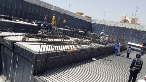 Al Rostamani Pegel - Al Maktoum Hospital Steel Works by Dorrat Al Jouda